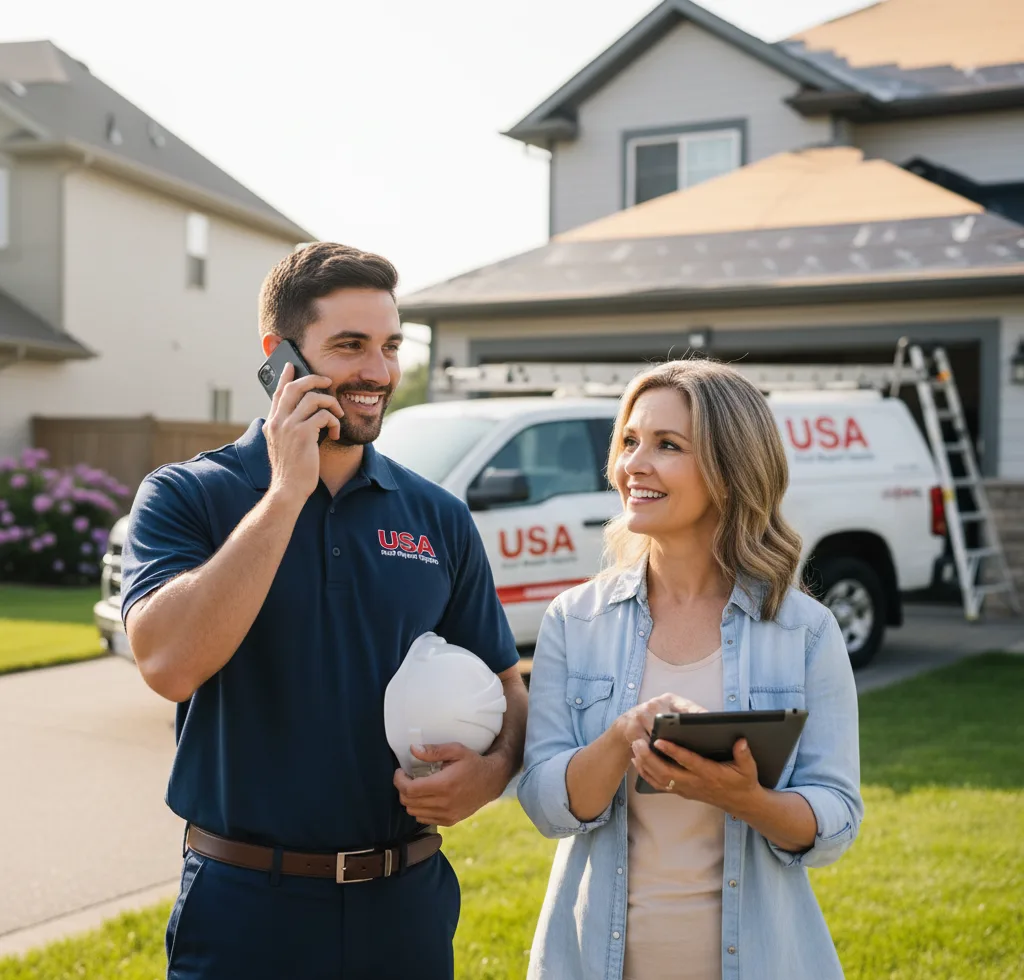 USA Roof Repair Experts customer support in Ivanhoe